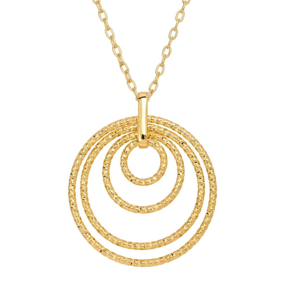 🌹4Halo Circle Pendant